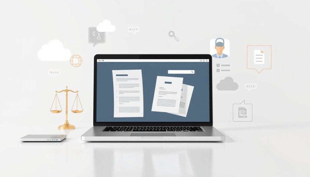 Simplifying legal services online
